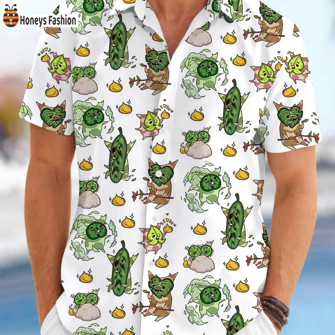 TRENDING Legend of Zelda Korok Plant Pot Decoration Hawaiian Shirt