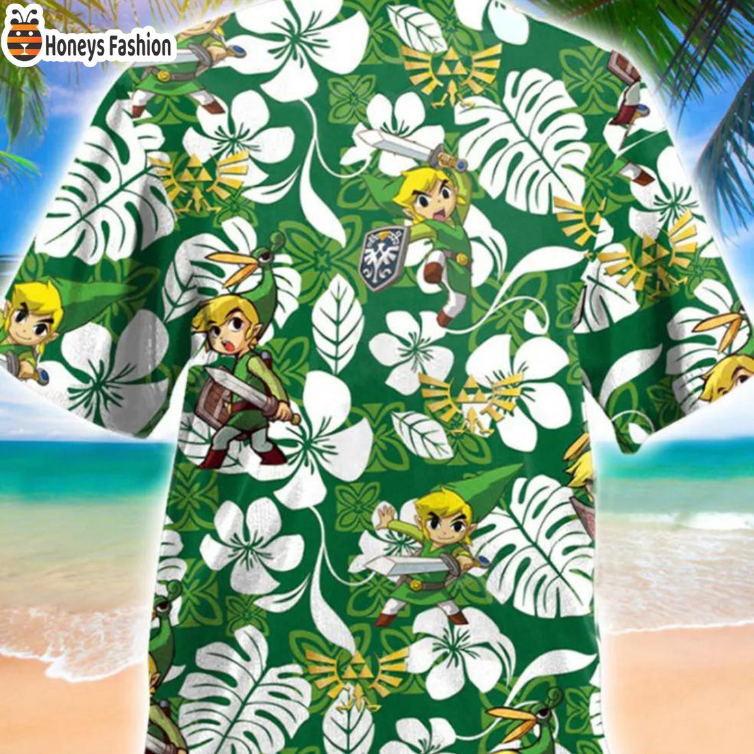 TRENDING Legend of Zelda Link Korok Hawaiian Shirt