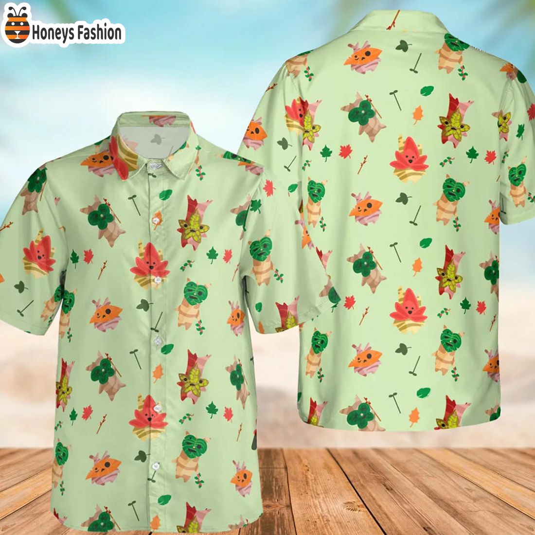 TRENDING Legend of Zelda Majora And Korok Mask in Breath of The Wild Hawaiian Shirt