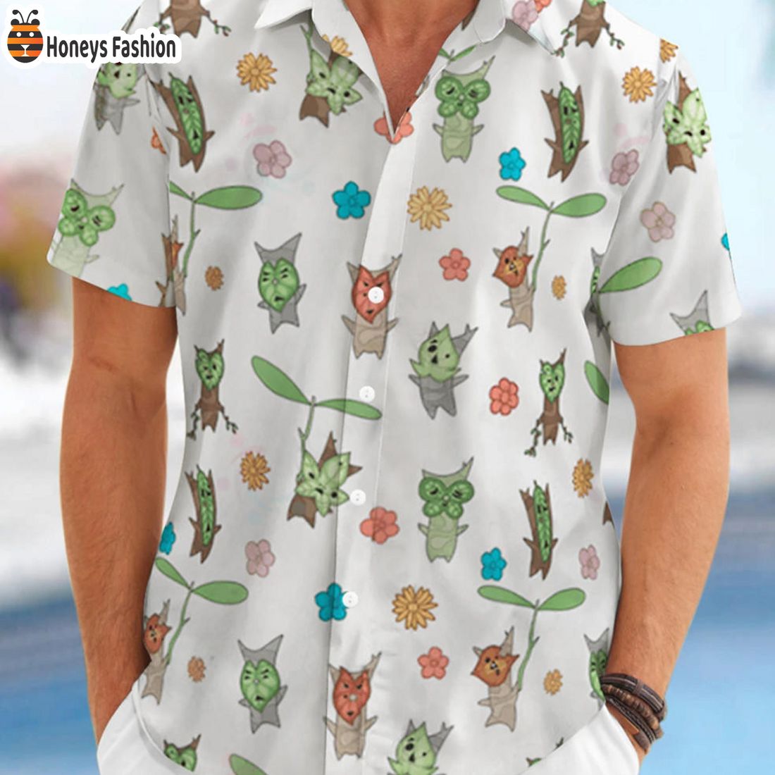 TRENDING Legend of Zelda Plant Flora Of Hyrule Korok Hawaiian Shirt