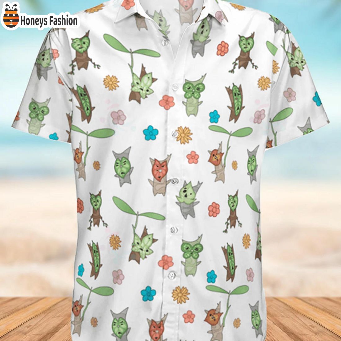 TRENDING Legend of Zelda Plant Flora Of Hyrule Korok Hawaiian Shirt