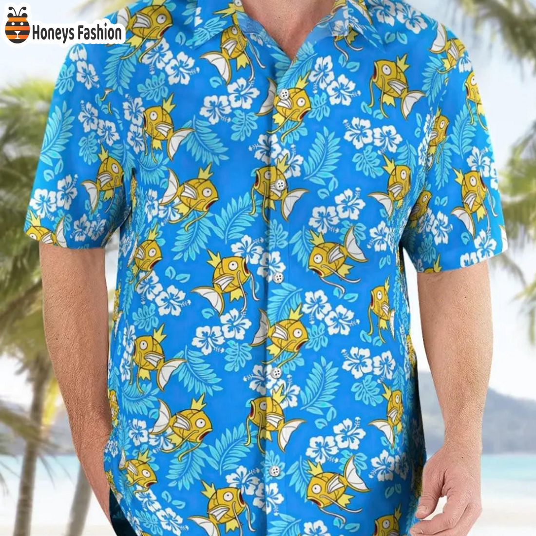 TRENDING Pokemon Magikarp Tropical Beach Hawaiian Shirt